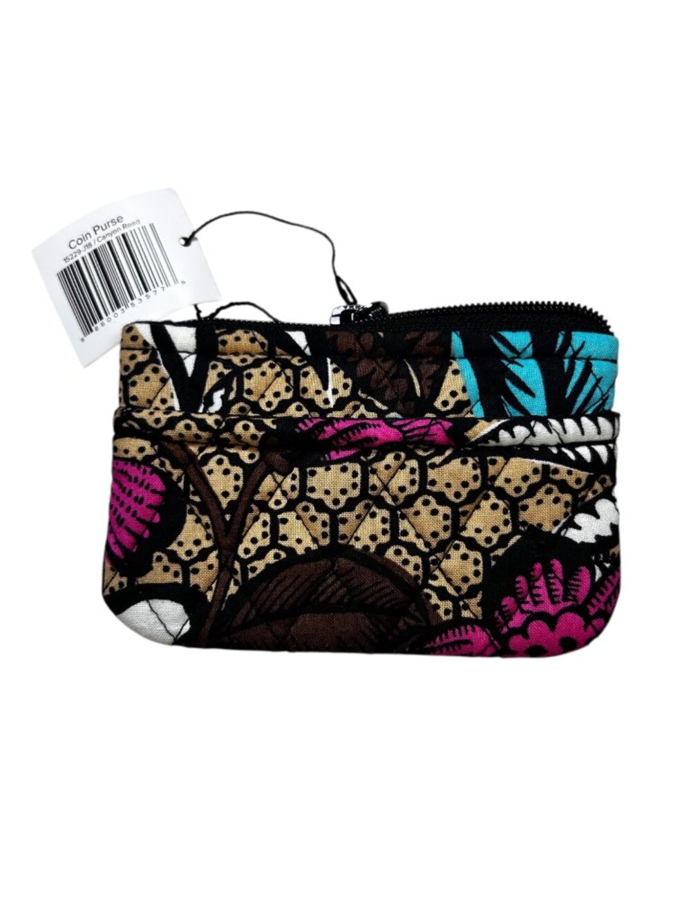 Vera Bradley Canyon Road Coin Purse Floral Lightweight